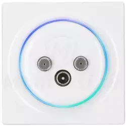 FGWTFEU-021 - Gniazdo  2x TV-SAT / 1x RTV, Walli N FIBARO