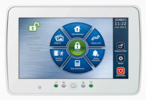 DSC HS2TCHPWH Klawiatura dotykowa